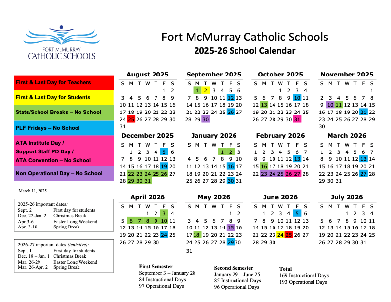 2025 26 School Calendar